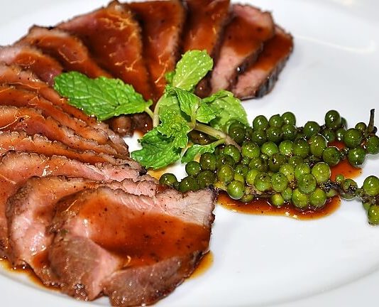 Bắp bò sốt tiêu xanh