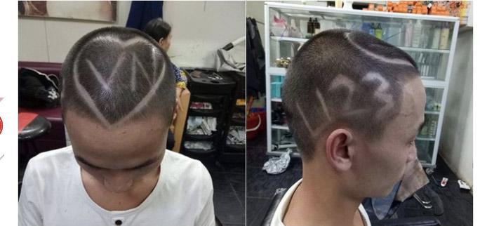 Cô vợ phấn khích với mái tóc "cờ đỏ sao vàng" của chồng sau chiến thắng của U23 Việt Nam - 6