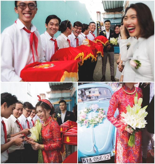 Dàn bê tráp "lạ" với đồng phục học sinh ở TPHCM gây bão - 7