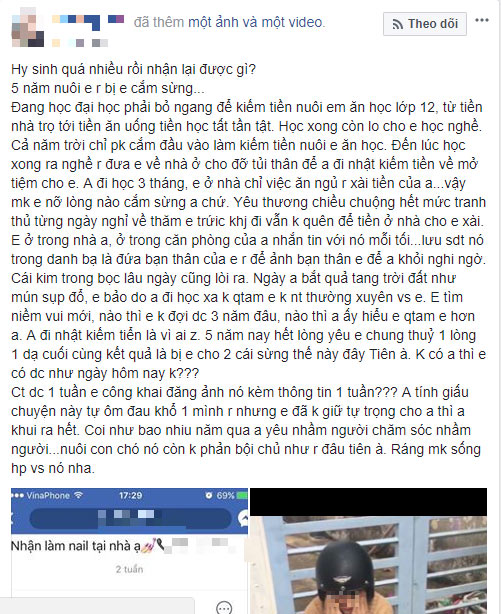 Yêu 5 năm bị "cắm sừng", chàng trai lên mạng "bóc phốt" - 1