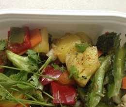 Rau xào chay ngũ sắc