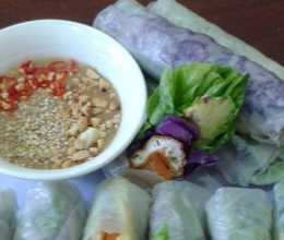 Gỏi Cuốn Ngũ Sắc Cho Ngày Chay