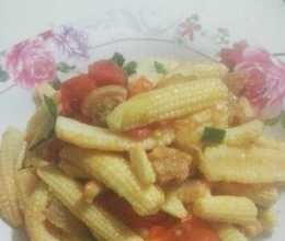 Bắp bao tử xào chay