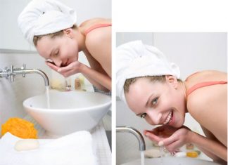 Mẹo rửa mặt để da không bị nhăn
