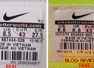 4 Cách nhận biết Nike thật ( real ) và hàng giả ( fake )